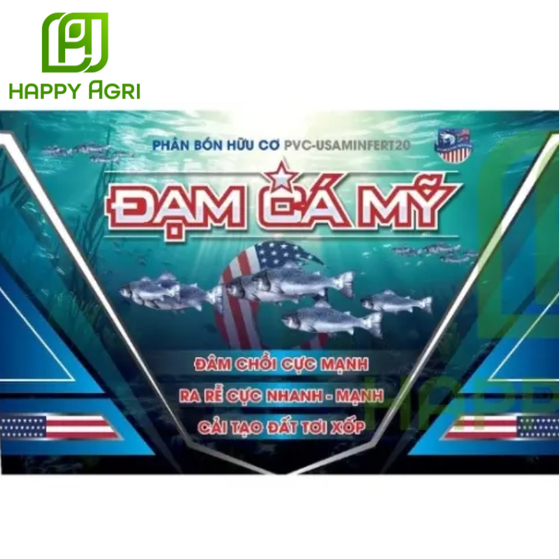 Phân bón hữu cơ PVC Usaminfert20 Và Đạm Cá Mỹ