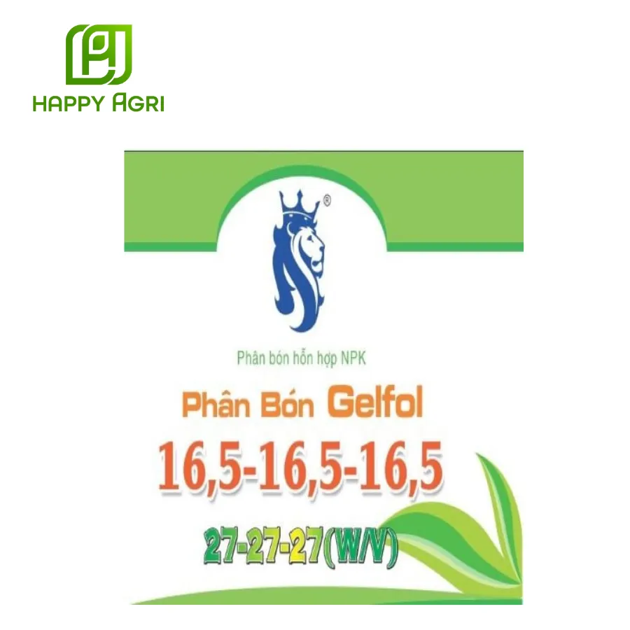 Phân bón hỗn hợp NPK Gelfol 16,5-16,5-16,5  27-27-27(W/V)