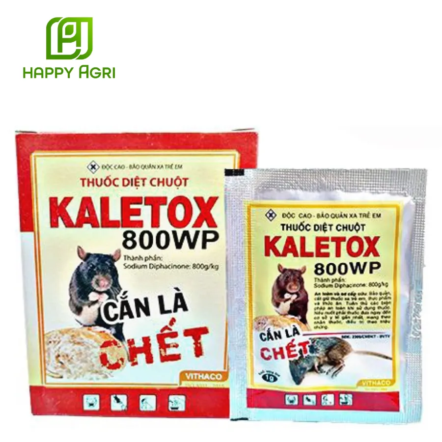 Kaletox 800WP – THUỐC DIỆT CHUỘT HIỆU QUẢ TỚI 99%