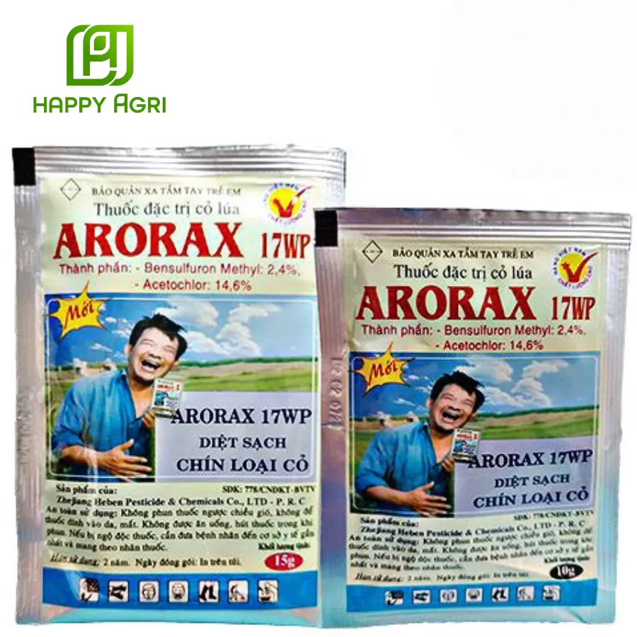 THUỐC TRỪ CỎ ARORAX 17WP TẠI HAPPY AGRI