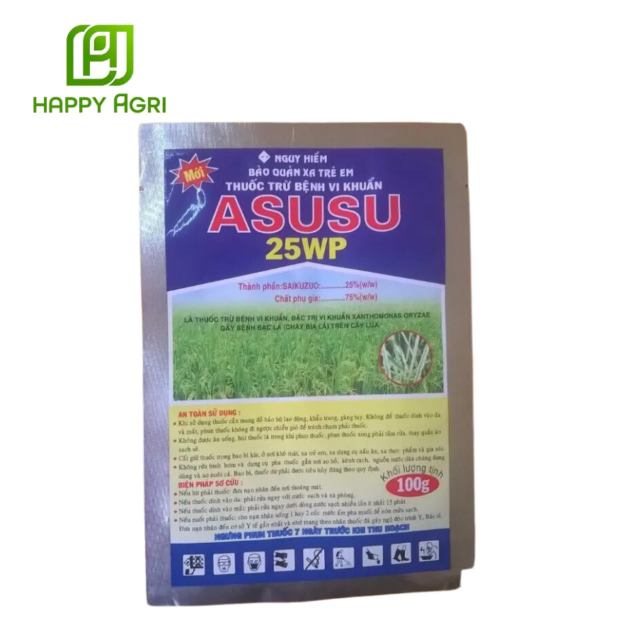 THUỐC TRỪ BỆNH VI KHUẨN ASUSU 25WP