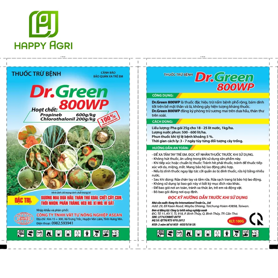 THUỐC TRỪ BỆNH Dr. Green 800WP