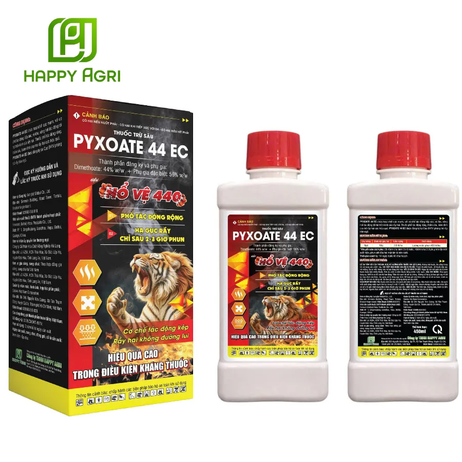Thuốc Trừ Sâu PYXOATE 44EC Nhãn Hiệu Hổ Vệ 440 - 450ML