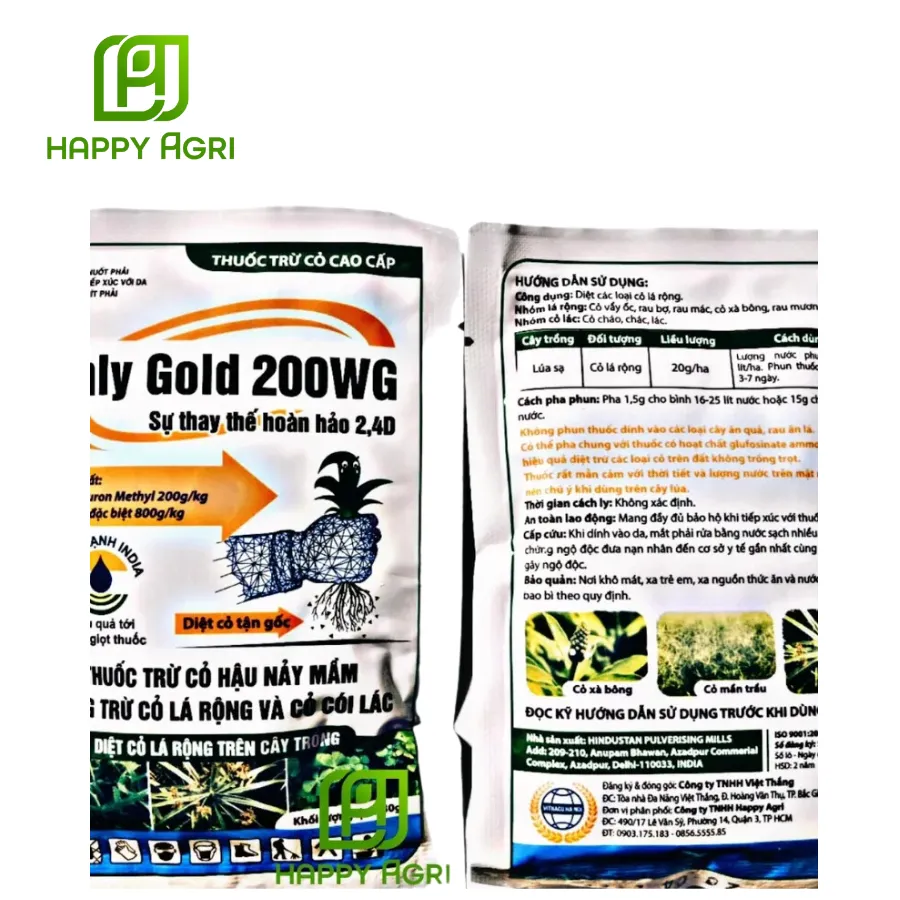 Thuốc Trừ Cỏ Anly Gold 200WG Thay Thế 2,4D
