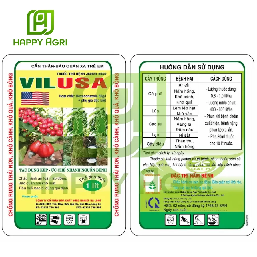 Thuốc Trừ Bệnh JAUIUIL 50SC VIL USA 1L