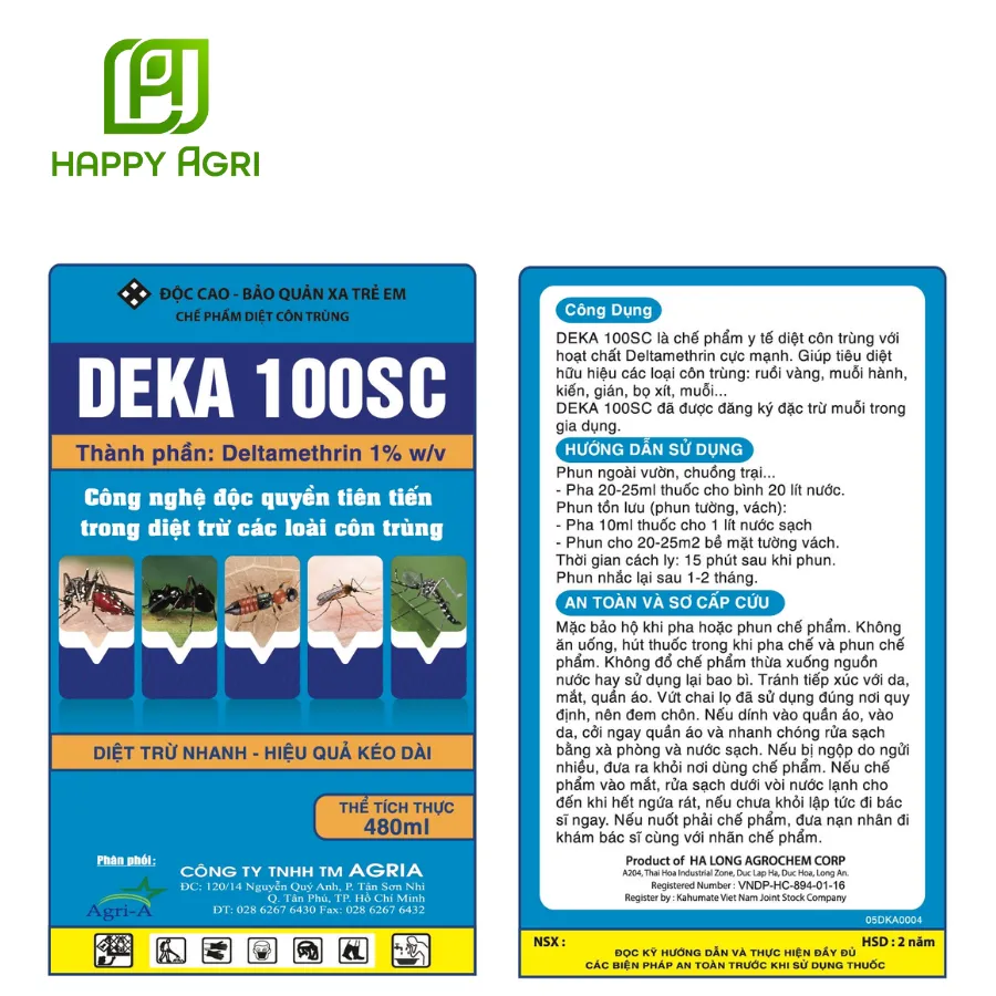 CHẾ PHẨM DIỆT CÔN TRÙNG DEKA 100SC