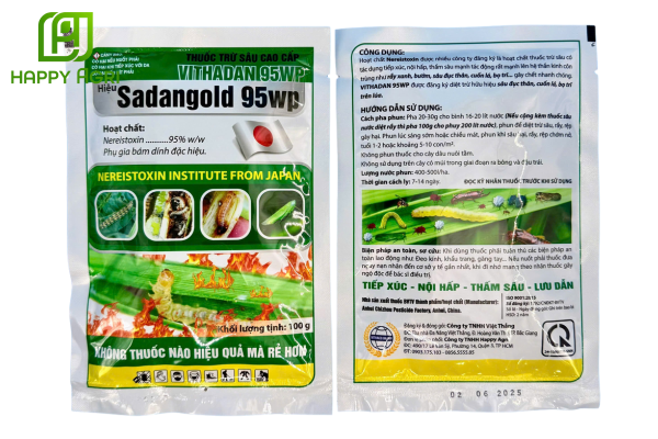 Thông tin Thuốc trừ sâu VITHADAN 95WP hiệu Sadangold 95WP