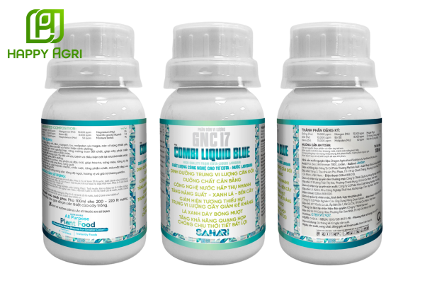 Thông tin chung về Phân bón vi lượng GNC17 hiệu COMBI LIQUID BLUE