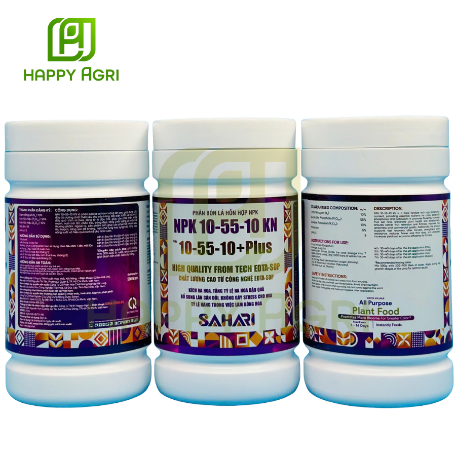 PHÂN BÓN LÁ HỖN HỢP NPK 10-55-10 KN HIỆU 10-55-10+Plus