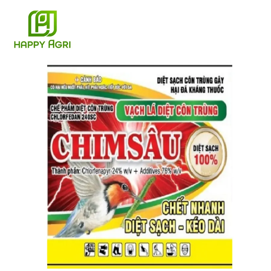 Chế phẩm diệt côn trùng chlorfedan 240SC-CHIM SÂU