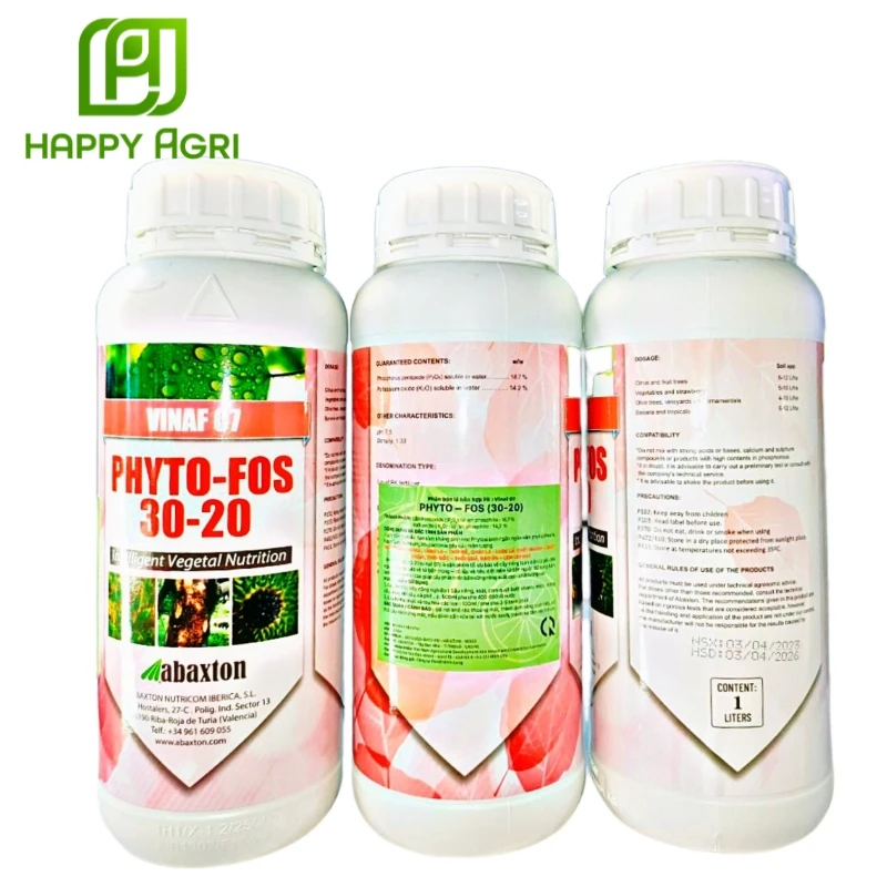 Phân bón lá hỗn hợp PHYTO-FOS - 30-20 1 LÍT
