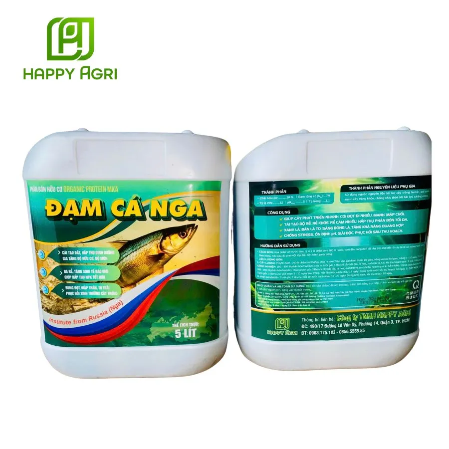 PHÂN BÓN HỮU CƠ ORGANIC PROTEIN MKA (ĐẠM CÁ NGA)