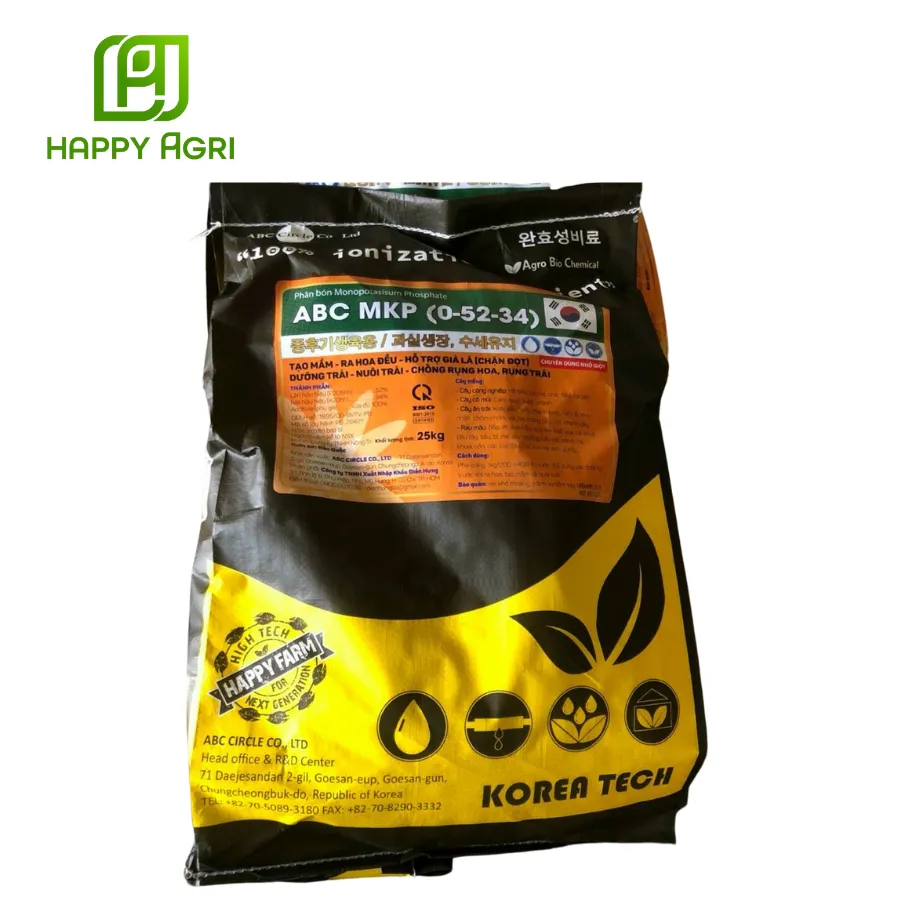 PHÂN BÓN MONOPOTASISUM PHOSPHATE ABC MKP 0-52-34