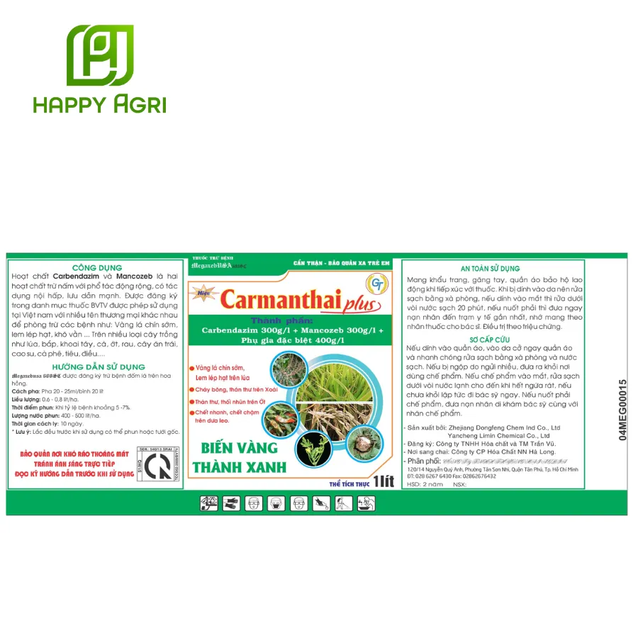 Thuốc trừ sâu Carmanthai plus