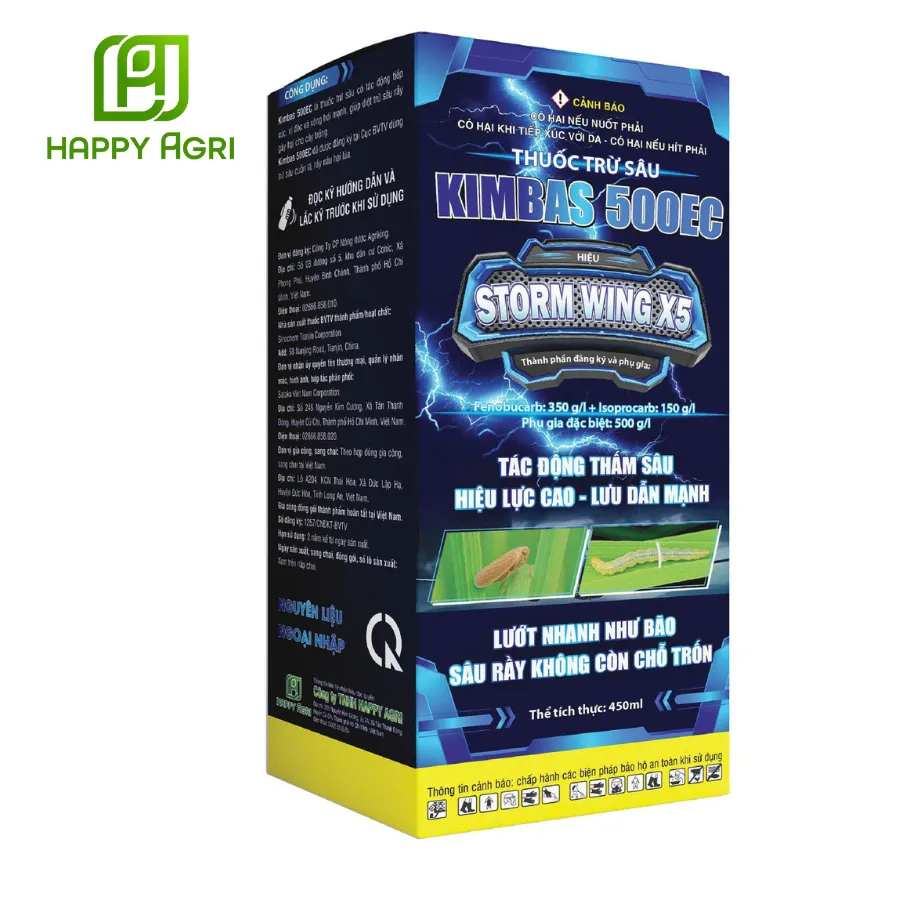 Sản phẩm thuốc trừ sâu KIMBAS 500EC diệt sâu cực mạnh