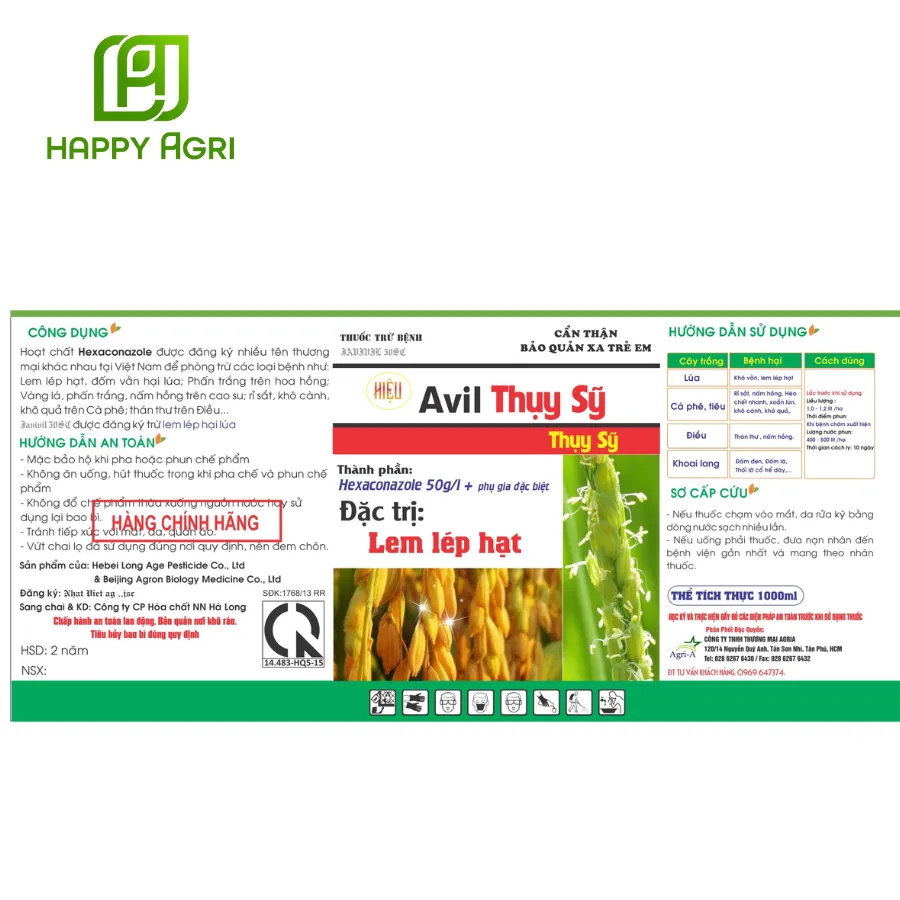 THUỐC TRỪ BỆNH AVIL THỤY SĨ