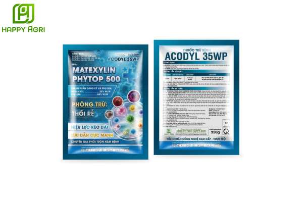 Thuốc trừ sâu ACODYL 35WP Hiệu METAXYLIN PHYTOP 500