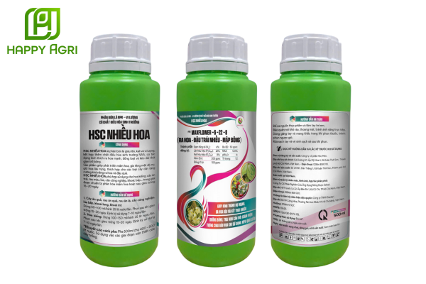 Thông tin Phân bón lá NK-VI LƯỢNG-CÓ CHẤT ĐIỀU HÒA SINH TRƯỞNG HSC NHIỀU HOA HIỆU MAXFLOWER-6-22-8