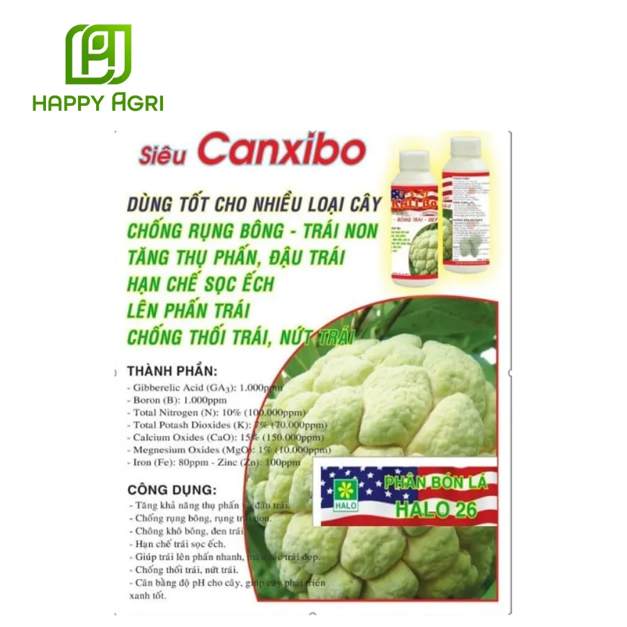 Phân bón lá Halo 26- Siêu Canxibo