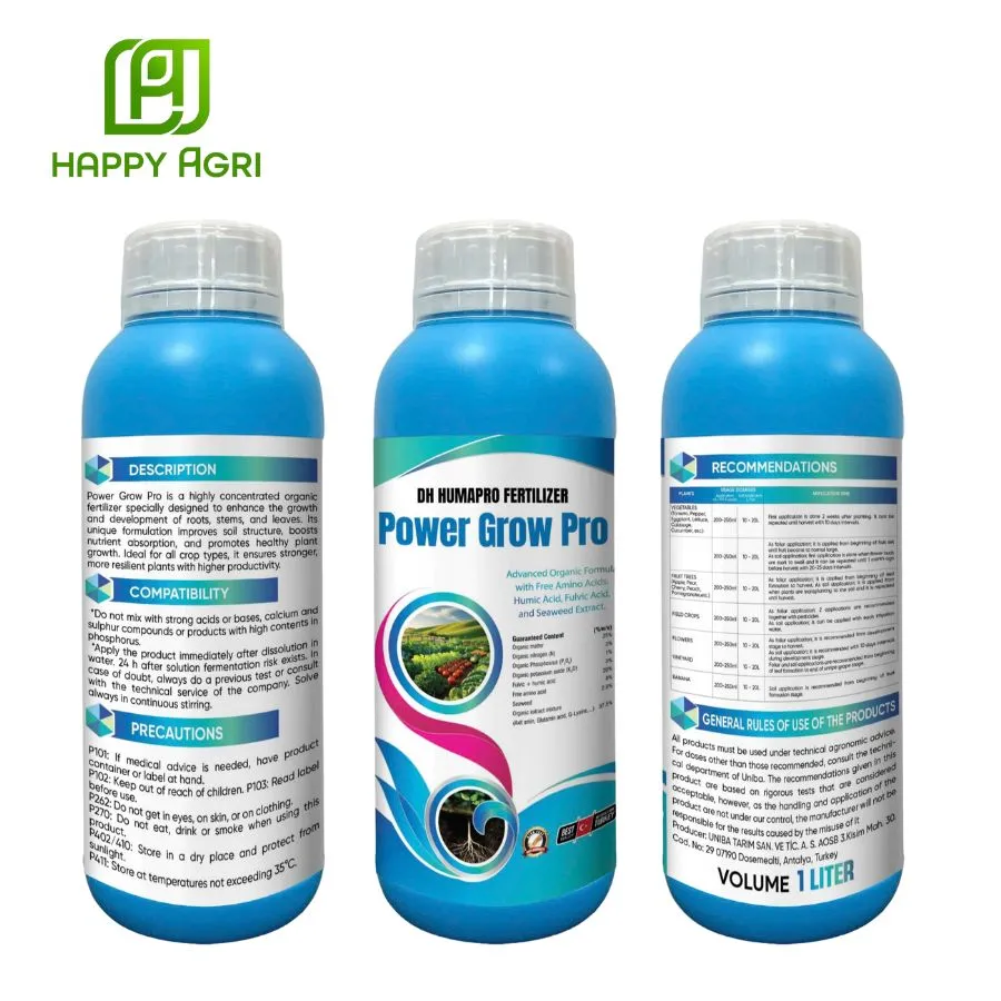PHÂN BÓN HỮU CƠ DH HUMAPRO POWER GROW PRO 1Lít