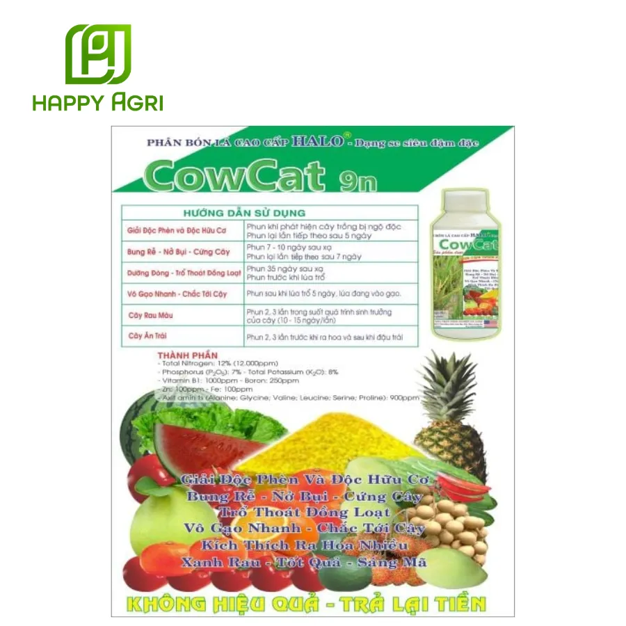 Phân bón lá Cowcat 9n