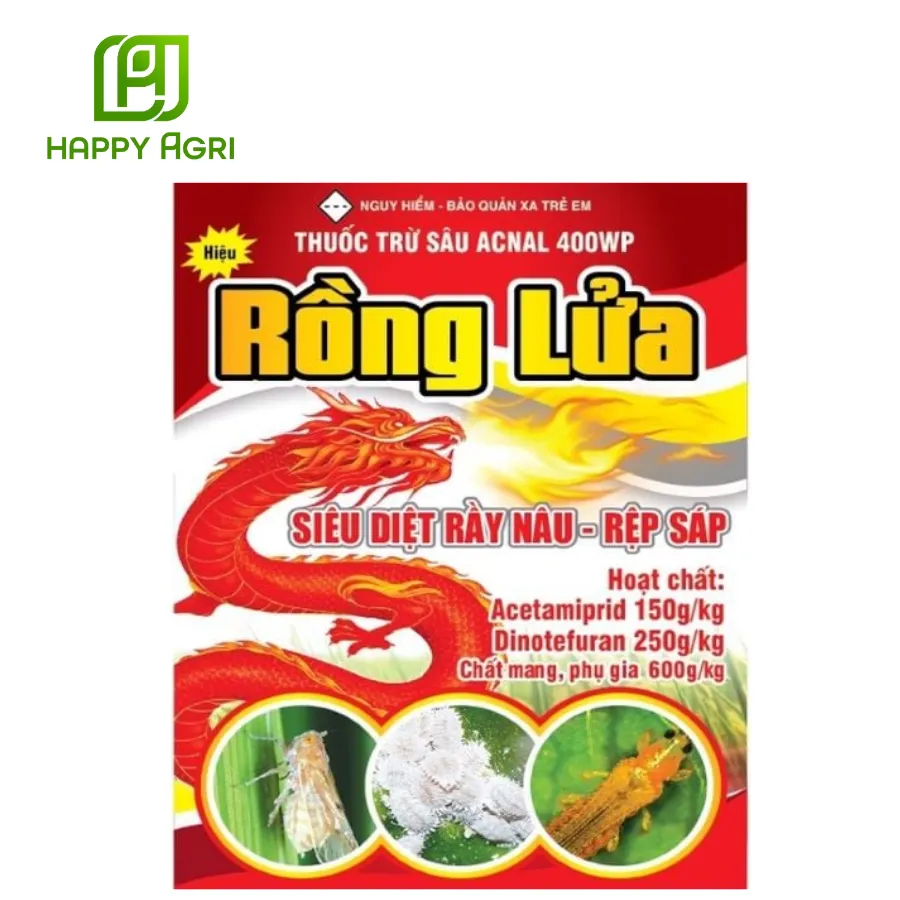 Thuốc trừ sâu acnal 400wp rồng lửa