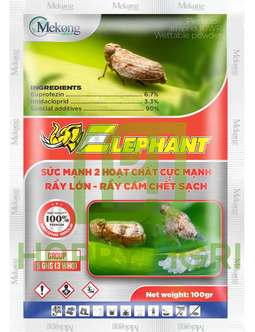 Thuốc Trừ sâu Rầy Rệp ELEPHANT 100GR