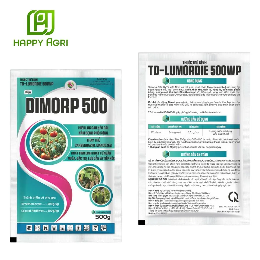 THUỐC TRỪ BỆNH TD-LUMORDIE 500WP HIỆU DIMORP 500