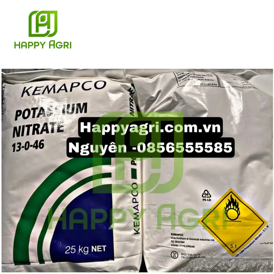 Phân Bón POTASSIUM NITRATE 13-0-46 KEMAPCO 25KG