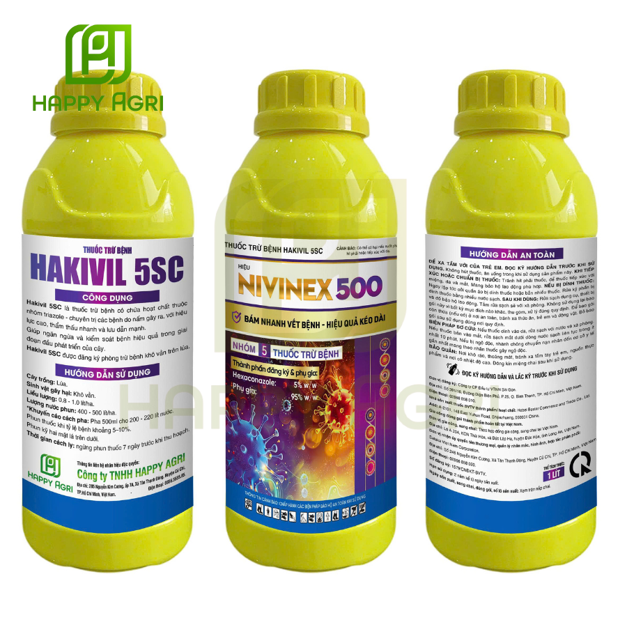 Thuốc Trừ Bệnh HAKIVIL 5SC Hiệu NIVINEX 500