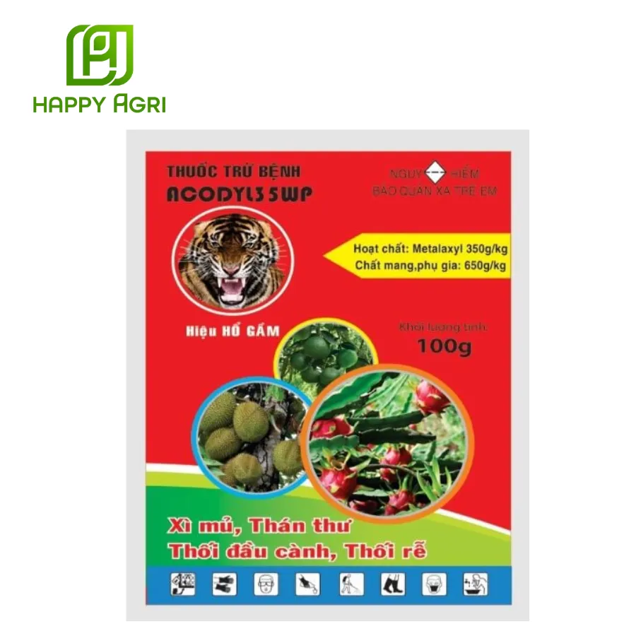 Thuốc trừ bệnh ACODYL 35WP hiệu Hổ gầm