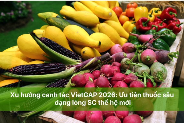 Xu hướng canh tác VietGAP 2026: Ưu tiên thuốc sâu dạng lỏng SC thế hệ mới