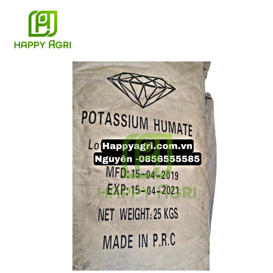 Phân Bón POTASSIUM HUMATE 25KG CHINA
