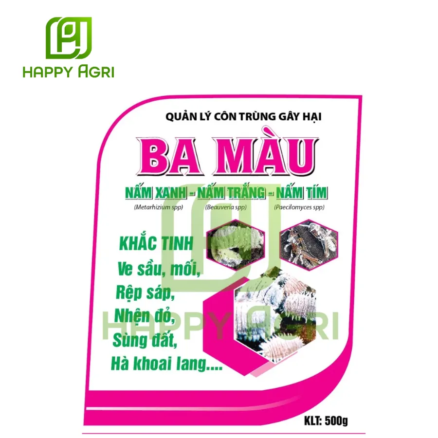 Chế Phẩm Sinh Học Quản lý Côn Trùng Gây Hại - Ba Màu 500G