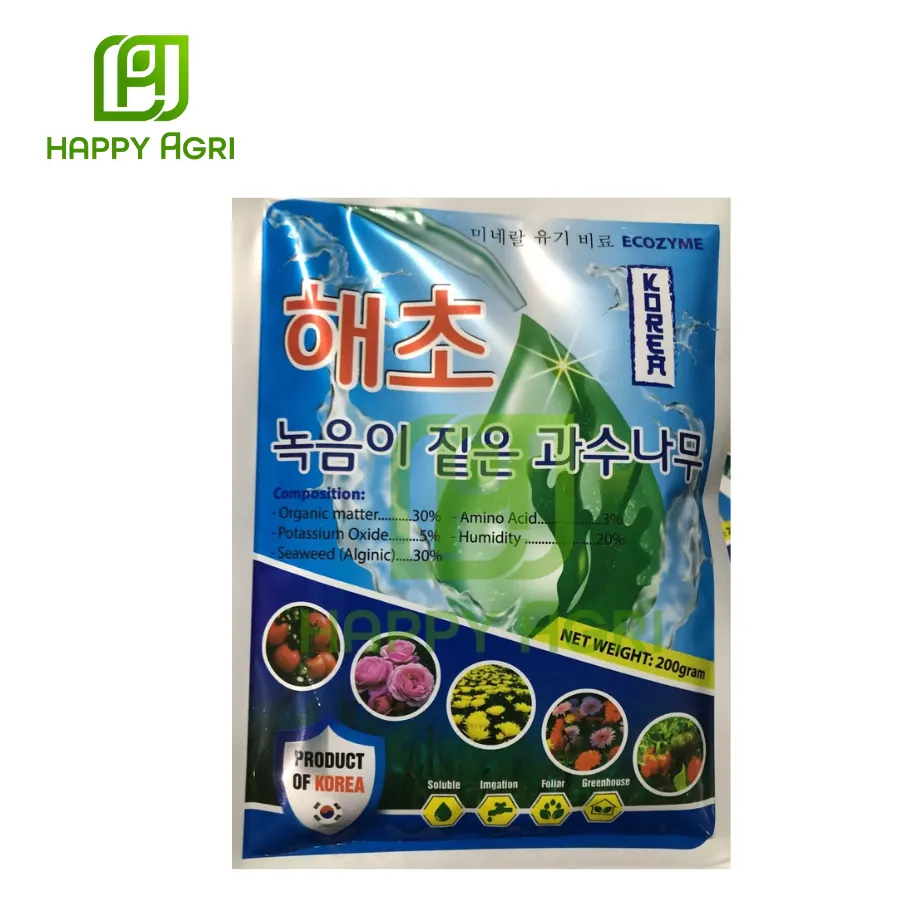 Phân Bón Lá Hữu Cơ Khoáng ECOZYME - Nhãn Hiệu RONG BIỂN XANH 200GR