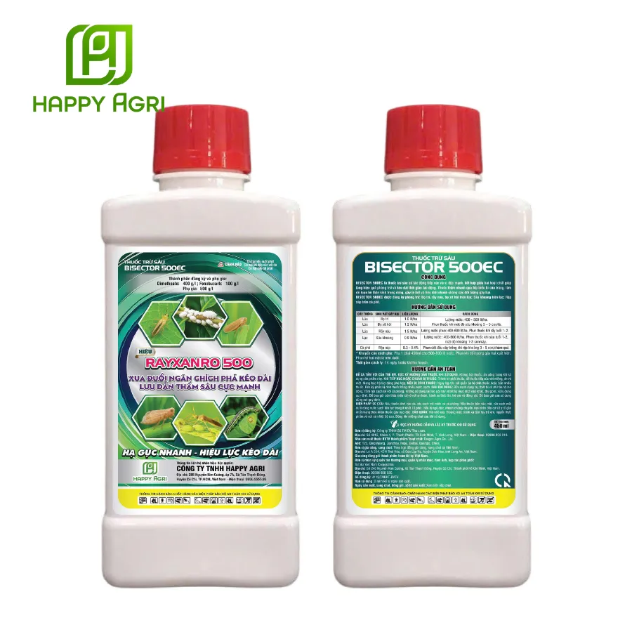 Thuốc Trừ Sâu BISECTOR 500EC Nhãn Hiệu RAYXANRO 500 - 450ML
