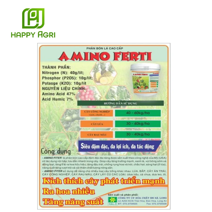 Phân bón lá cao cấp Amino Ferti