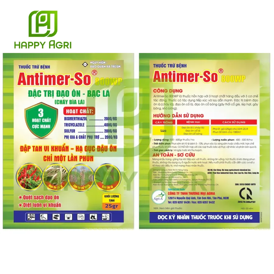 Thuốc Trừ Bệnh Antimer-SO 800WP 25GR