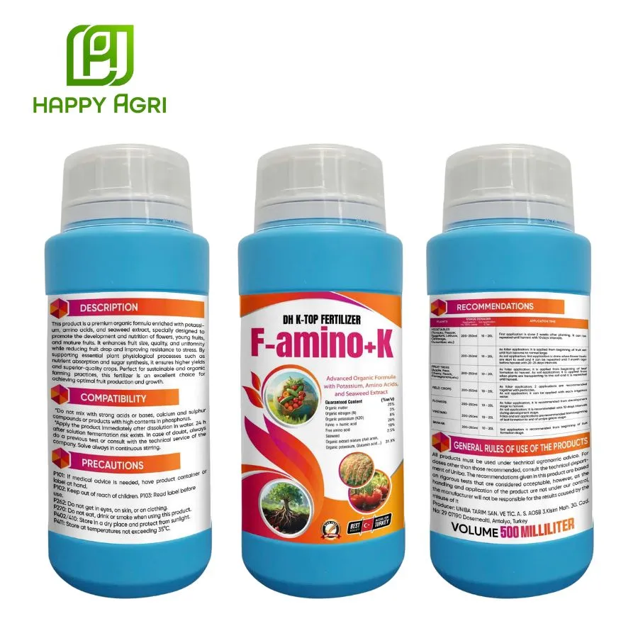 PHÂN BÓN HỮU CƠ DH K - TOP F-AMINO+K 500ml