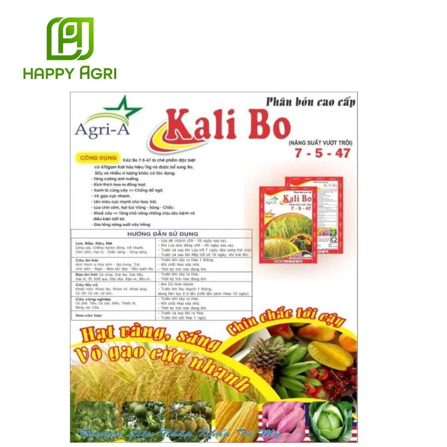 Phân bón cao cấp Kali Bo 7-5-47
