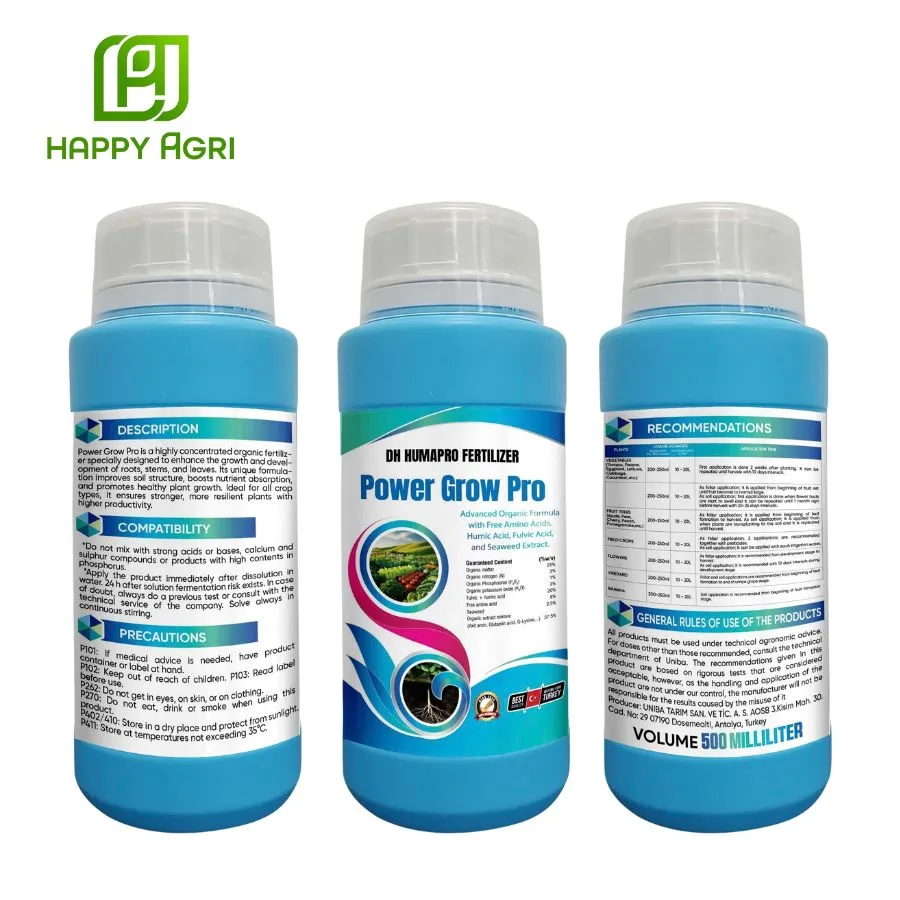 PHÂN BÓN HỮU CƠ DH HUMAPRO POWER GROW PRO 500ml