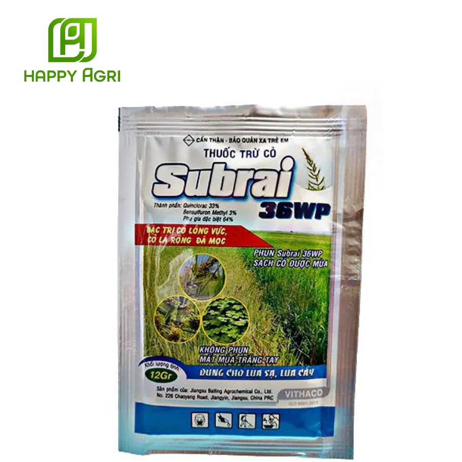 Thuốc Trừ Cỏ Subrai 36WP