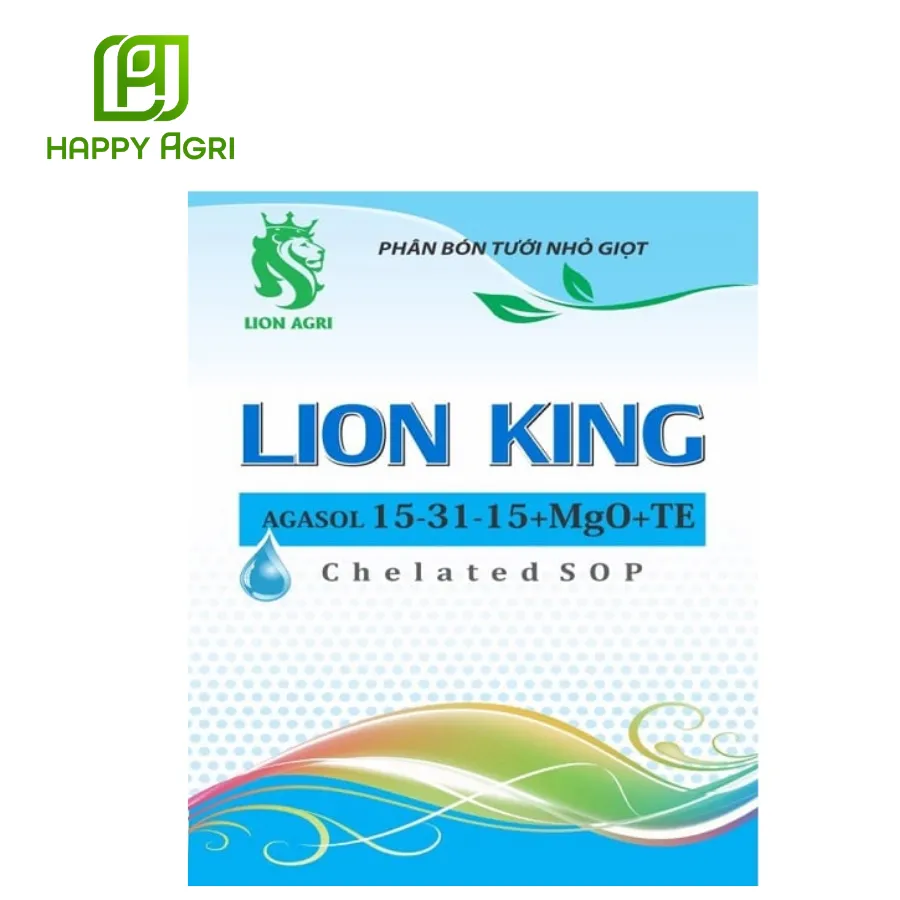 Phân bón tươi nhỏ giọt LION KING AGASOL15-31-15 + MgO + TE