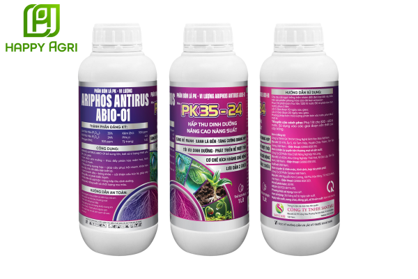 Phân bón lá ARIPHOS ANTIRUS ABIO-01 Hiệu PK 35-24