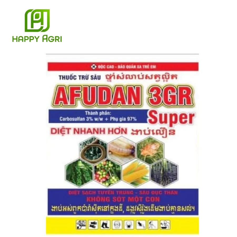 Thuốc trừ sâu Afudan 3GR Super