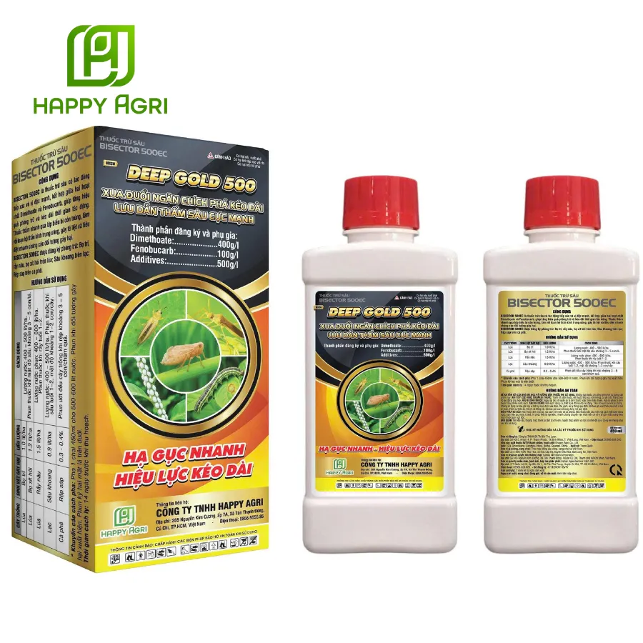 Thuốc Trừ Sâu BISECTOR 500EC Nhãn Hiệu Xoá Ruồi Vàng 450ML