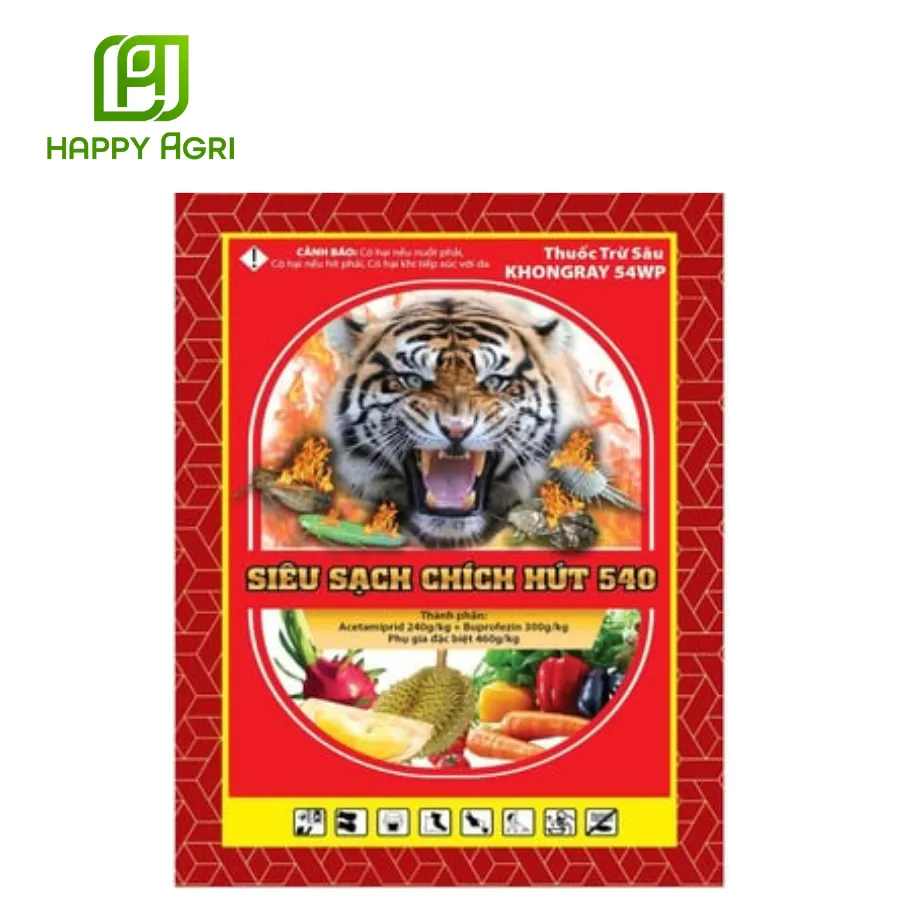 Thuốc trừ sâu KHONGRAY 54WP- Siêu sạch chích hút 540
