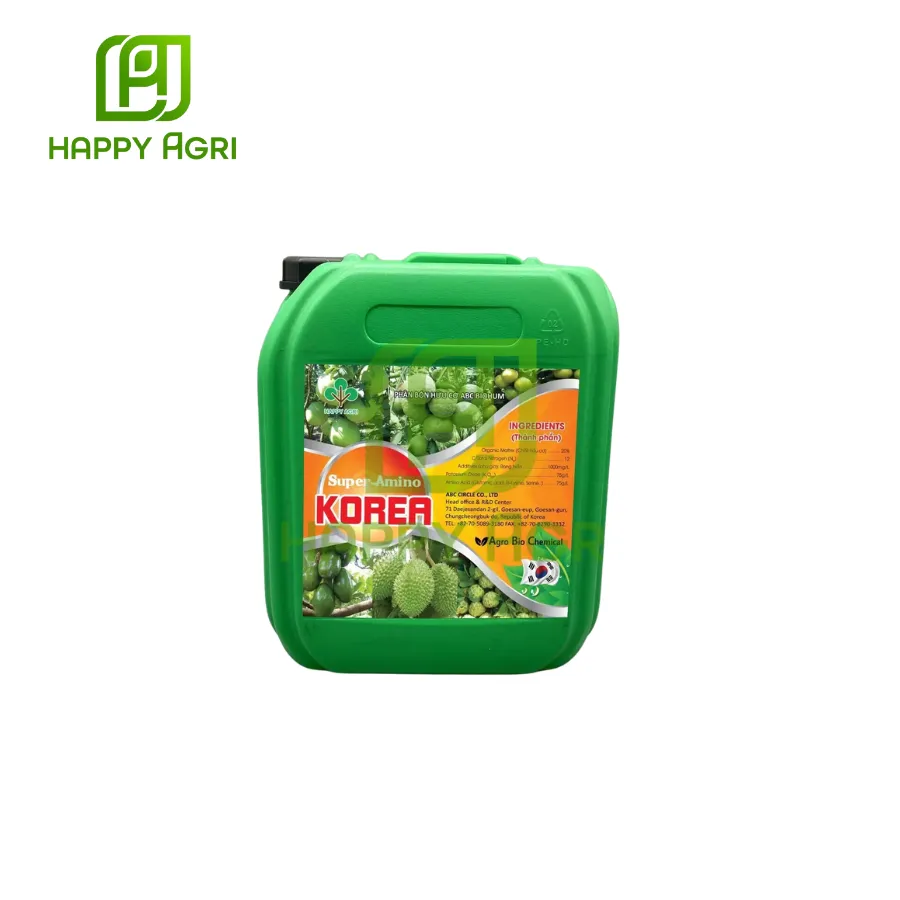 Phân Bón Hữu Cơ ABC BIOHUM - Nhãn Hiệu SUPER AMINO KOREA 20L