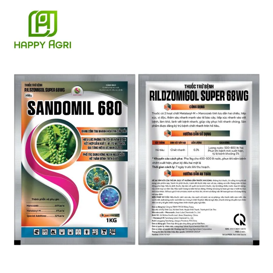 THUỐC TRỪ BỆNH RILDZOMIGOL SUPER 68WG HIỆU SANDOMIL 680 - 1kg