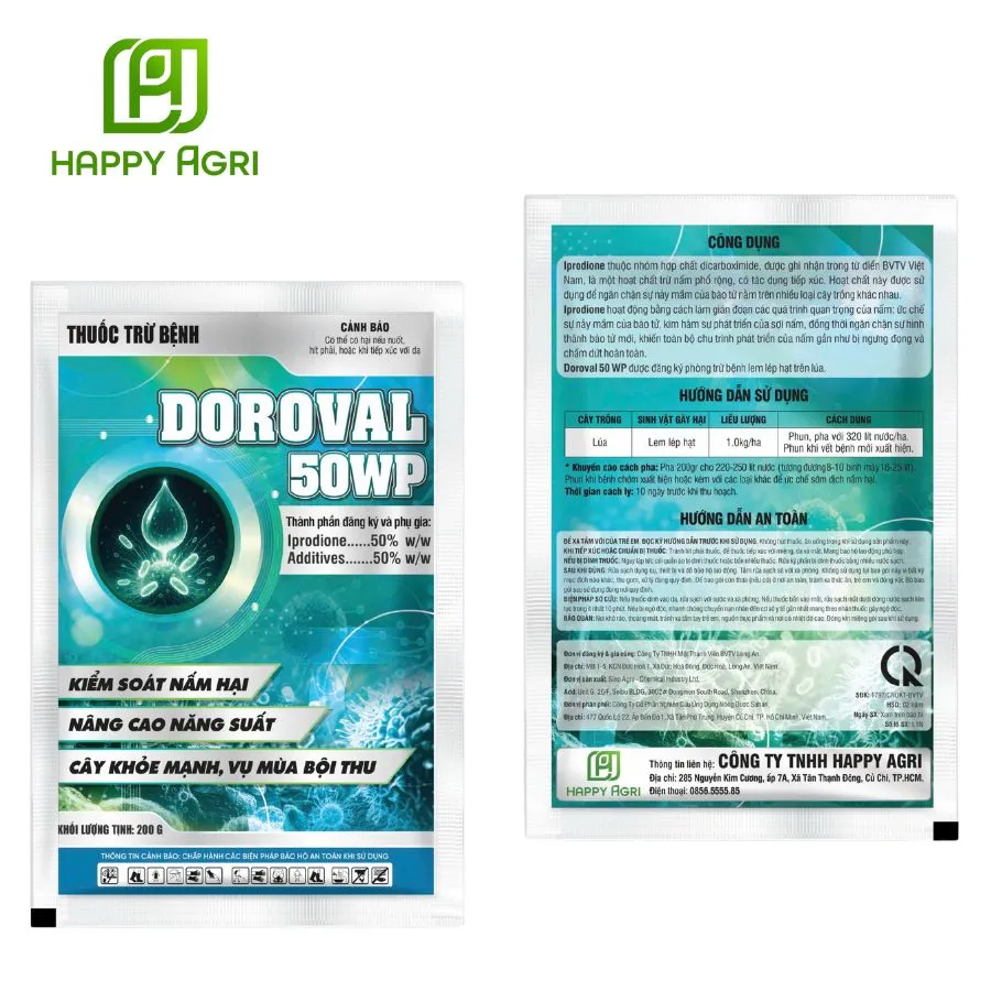 THUỐC TRỪ BỆNH DOROVAL 50WP